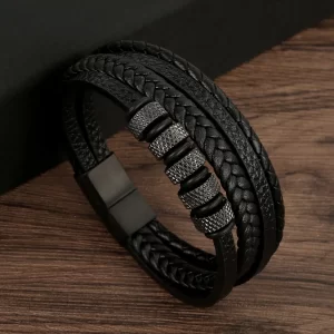 Multicapa Negra con Aros Negros