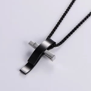 Cruz Tridimensional Negra