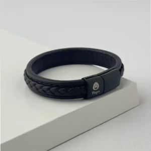 Hegos Maximus en Cuero Trenzado Negro